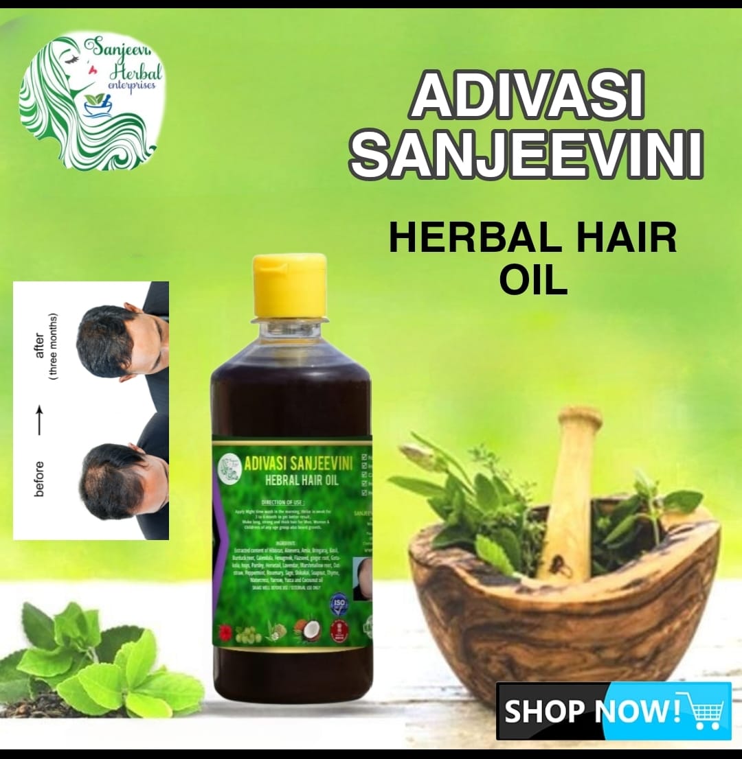 Adivasi Sanjeevini Hakki pikki Herbal Hair Oil