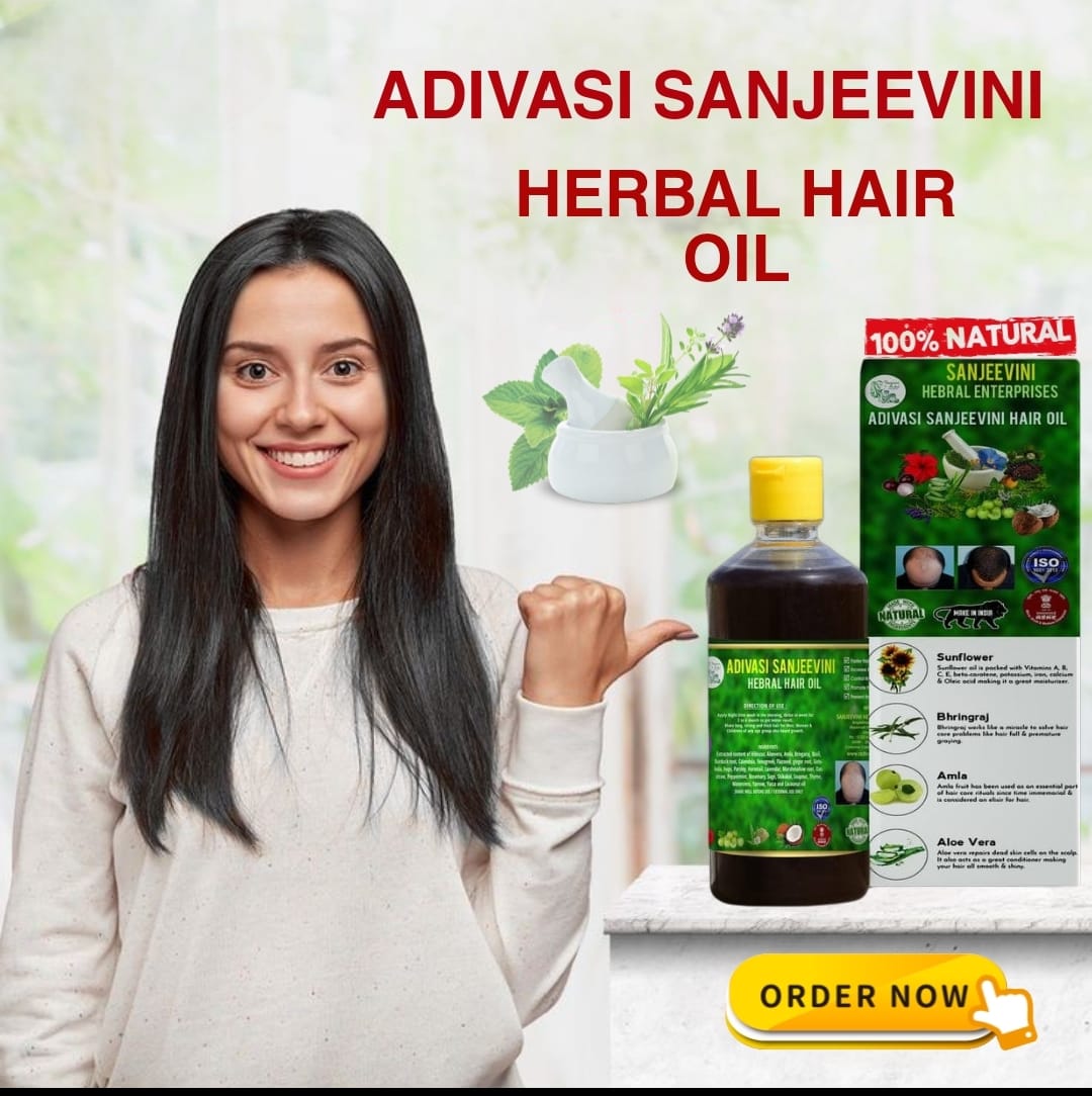 Adivasi Sanjeevini Hakki pikki Herbal Hair Oil